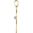 thumbnail image 2 of Diamond Cross Pendant in 14k Yellow Gold, 2 of 4