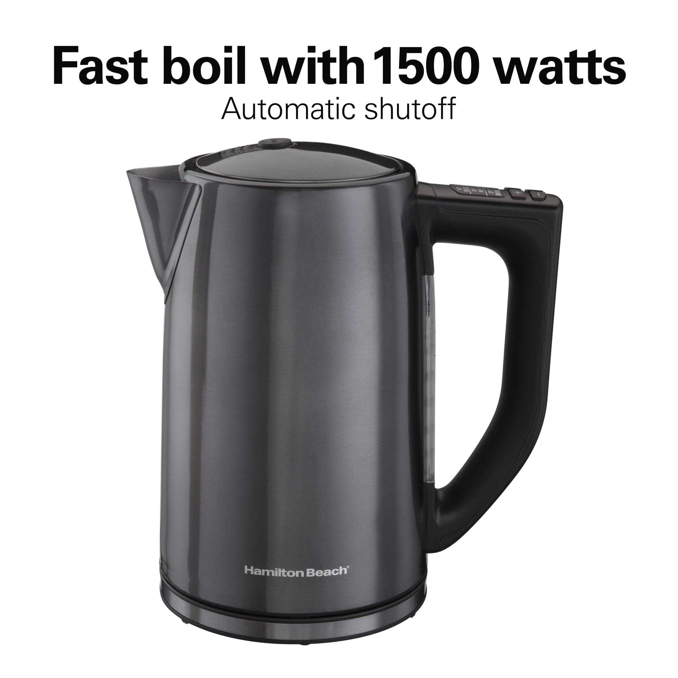 Hamilton Beach 1.7L Variable Temp Electric Kettle, Auto Shut-Off