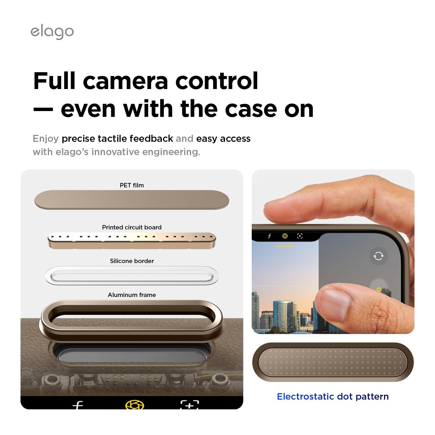 elago Magnetic Leather Case Compatible with iPhone 17 Pro Max Case, All MagSafe Accessories, 6.9 inch - Built-in Magnets, Durable Vegan Leather, Shockproof, Water-Resistant [Taupe]