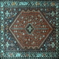 thumbnail image 1 of Ahgly Company Indoor Square Persian Light Blue Traditional Area Rugs, 8' Square, 1 of 4