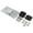 Chrome, variante sur jinwen Support de Plaque d'Immatriculation Noire, Support de Montage de Numéro, Support de Montage pour Noir 1
