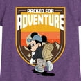 thumbnail image 3 of Disney Standard - Packed For Adventure - Toddler & Youth Girls Short Sleeve Graphic T-Shirt, 3 of 5
