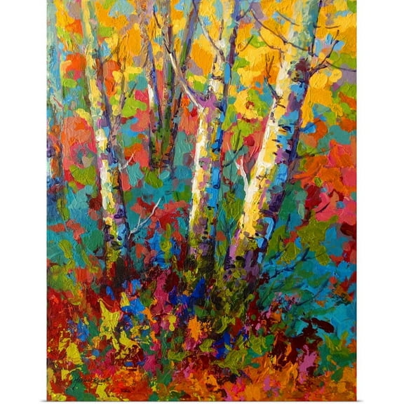 Great BIG Canvas | "Abstract Autumn II" Art Print - 18x24