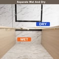 thumbnail image 6 of 56-60" W x 76" H Frameless Single Sliding Shower Door, 1/4" Tempered Glass, Brushed Gold, 6 of 13