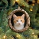 thumbnail image 5 of Adorno Navideño Colgante de Acrílico con Estampado de Animales | Regalo Perfecto para Familiares y Compañeros | Decoración Duradera de Doble Cara | Recuerdo Navideño Ideal | 8 X 8 Cm | 1 Unidad, 5 of 7