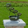 thumbnail image 2 of Smart Solar 23931R01 Ceramic Solar Powered Bamboo Cascade Fountain, Green Finish, 2 of 2