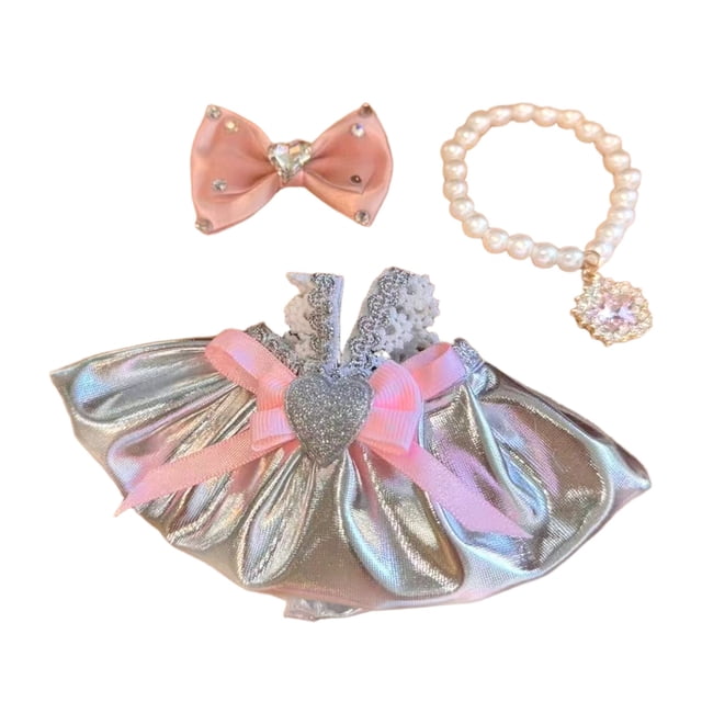 Vestido para muñecas Elegante traje de tela Accesorio de disfraz de juego de fantasía para niñas a partir de 3 años