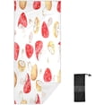 thumbnail image 2 of SKYSONIC Beach Towels 30"x60", Red Brown Mushrooms Camping Towels Sand Free Beach Towel, Large Beach Towels Quick Dry Bath Travel Towels Pool Yoga Beach Mat for Men Women, 2 of 7