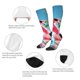 thumbnail image 3 of Balery Tropical Flamingo Pool Float Calcetines novedosos Calcetines deportivos Calcetines hasta la rodilla Calcetines de algodón Calcetines originales y geniales, 3 of 6