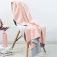 thumbnail image 4 of Pink Fleece Throw Blanket, Super Soft Blanket 50"x60", Polar Fleece Throw, All Season Blanket Decor for Couch Sofa Bed Travel Home, 4 of 6