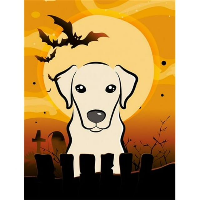 Carolines Treasures BB1780CHF Halloween Drapeau Jaune Labrador Maison Taille