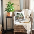 thumbnail image 2 of Farmhouse Pillow Covers 18x18 Set of 4 Eucalyptus Leaves Decorations Truck Sweet Home Spring Stripe Pillow Covers, Linen Cushion Case Gifts for Home Decor 176B, 2 of 6