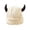 Beige, variant on Distressed Gothic Horn Beanie Iron Ring Knitted Hat Accessories