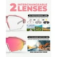 thumbnail image 4 of VICTGOAL Cycling Sunglasses for Men Women with Polarized and Photochromic 2 Lenses,UV400 Clear Road Bike Running Sports Goggles, 4 of 7