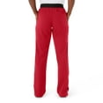 thumbnail image 3 of ave. Varick Women's Six Pocket Midrise Straight Leg Scrub Pant in Red, S Tall, 3 of 6