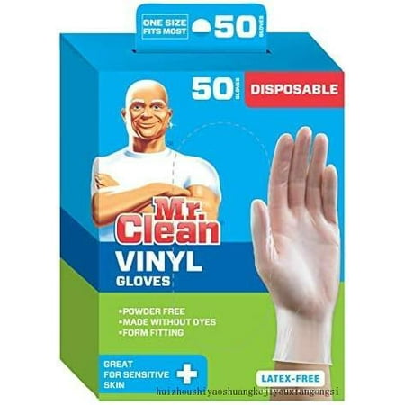 

Disposable Vinyl Gloves 50 Count (Pack Of 1)