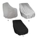thumbnail image 2 of Greeniant Funda de poliéster para asiento de barco, portátil, plegable, reutilizable, lavable, cuerda elástica desmontable, barcos de pesca, funda Deportes acuáticos Negro Greeniant OD025070-03, 2 of 6