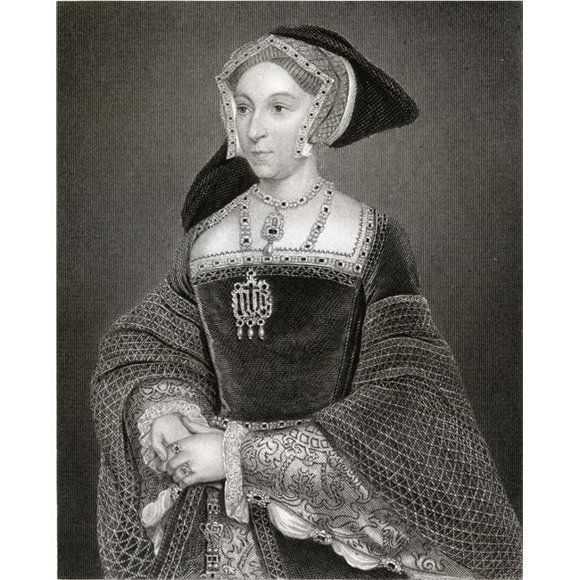 Posterazzi DPI1858617LARGE Jane Seymour 1509-1537 Troisième Femme de Henry VIII d'Angleterre de la Loge des Livres Portraits Britanniques Publiés à Londres, Grande - 26 x 34