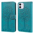 thumbnail image 4 of New Compatible With Iphone 11 Case Leather Cover Embossing Etui Coque - Blue Tree And Deer, 4 of 5