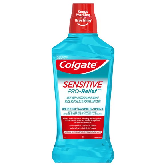 Colgate Sensitive Pro-Relief Soothing Fresh Mint Alcohol Free Mouthwash