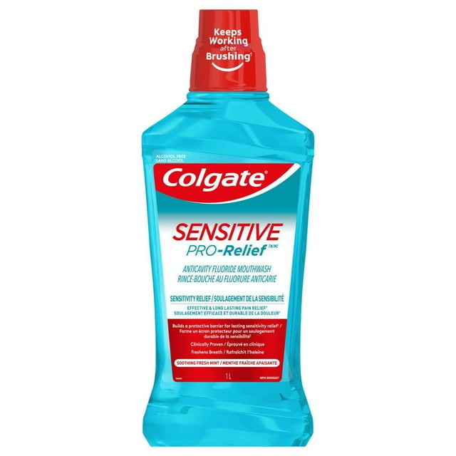 Colgate Sensitive Pro-Relief Soothing Fresh Mint Alcohol Free Mouthwash