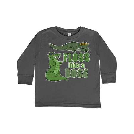 

Inktastic Floss Like A Boss Gators Gift Toddler Boy or Toddler Girl Long Sleeve T-Shirt