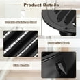 thumbnail image 4 of 2 Pack Stainless Steel Air Vents, 2.7 Inch Louvered Grille Cover, Black, 4 of 7
