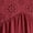 Burgundy, variant on GRACE & GRANDEUR Women's Plus Size Dress Front Embroidered Splicing High Waist Pleated V Neck Ruffle Sleeve Swing Midi A Line Dresses 1X Navy Blue