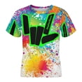 thumbnail image 5 of Share The Love T Shirts, 3D Print Short Sleeve for Boys Girls, Casual Graphic Tee Tops, 5 of 10
