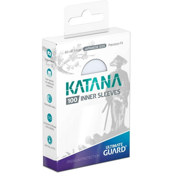 Ultimate Guard Katana Transparent Card Sleeves (100 Count)