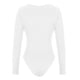 thumbnail image 4 of Body moldeador de manga larga para mujer, versátil, de color sólido, a la moda, ajustado, con cortes, ropa moldeadora para mujer, 4 of 6