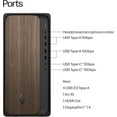 thumbnail image 2 of HP OmniDesk Desktop PC, Intel Core Ultra 5 225, 32 GB DDR5 RAM, 2 TB SSD, Intel AI Boost,Intel Graphics, Windows 11 Pro, Dark Wood, M03-0000t, 2 of 3