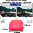 thumbnail image 3 of Car Booster Seat Cushion, Chair Cushions, Comfort Seat Cushion Pillow for Office Chair/Car Seat, Butt, Tailbone, Back, Coccyx, Short People Adult Booster Chair Cushions Relief Pad, 3 of 8