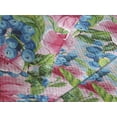thumbnail image 3 of Ambesonne Exotic Themed Quilted Coverlet 3 Pcs, Chill Hibiscus Jungle, King Size, Hot Pink Lavender Blue, 3 of 4