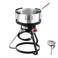 thumbnail image 1 of VEVOR 10 Qt Fish and Wing Fryer Aluminum Outdoor Propane Deep Fryer Kit with Basket, 1 of 9
