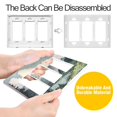 thumbnail image 4 of Yayeee Rocker Switch Wall Plate 1-Gang 4.6"x2.9" Home Decorative Outlet Cover, Watercolor Mountatin, 4 of 6
