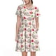 thumbnail image 1 of Balery Cartoon Koala Bear Vestidos sueltos de manga corta para mujer, vestidos de verano 2025, vestidos casuales de corte A con vuelo., 1 of 6