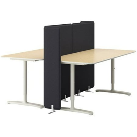 Ikea Desk With Screen Birch Veneer White 20202 14232 226 Com Ikea Desk With Screen Birch Veneer White 20202 14232 226