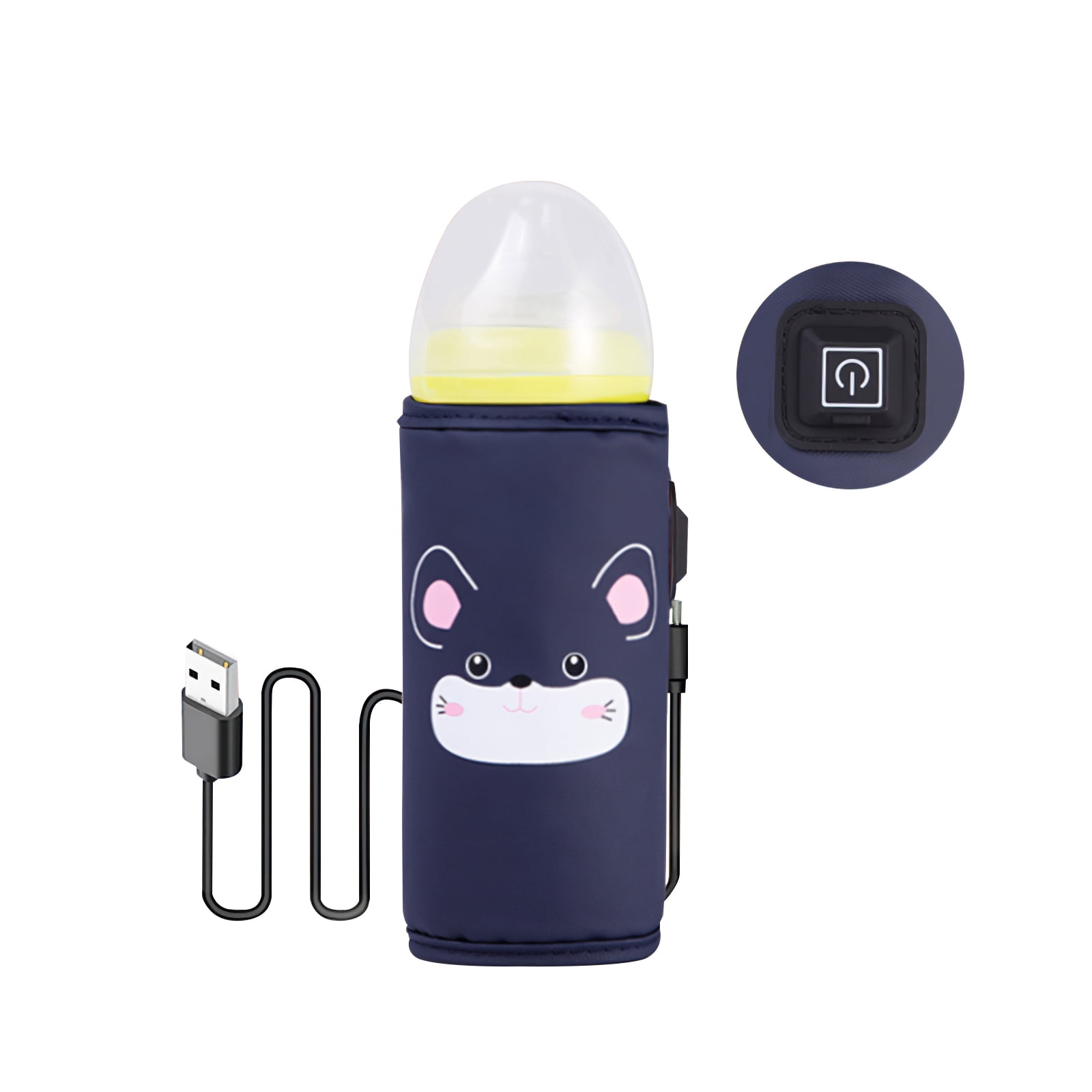 Konesky USB Bottle Warmer Feeder Heater Feeding Bottle Thermostat