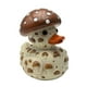 thumbnail image 3 of Figura decorativa de pato vegetal en 3D, escultura ornamental para escritorio de patio o casa de campo. Pato con champiñones, 3 of 9