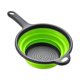 thumbnail image 1 of Cesta de drenaje redonda plegable con mango, escurridor de cocina, cesta telescópica para frutas, juego de cesta para lavar verduras, 1 of 5