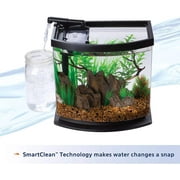 Aqueon LED MiniBow 2.5 SmartClean Aquarium Kit White