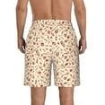 thumbnail image 3 of Naloa Red Wine Men's Beach Shorts, Surfing shorts, Swim trunks, Quick Dry Swim Trunks for Surfing Beach Fun - X-Large, 3 of 9