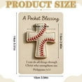 thumbnail image 3 of Baseball Pocket Hug with Blessing Card – Gift for Athletes, Sports Teams & Daily Encouragement, 3 of 8