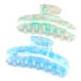 thumbnail image 3 of QinGoo Jumbo Large Hair Claw Clip for Women Strong Non-Slip Thick Long Hair Accessory 1 Count, 4.7 Inch, Blue, 3 of 4