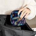 thumbnail image 6 of Sea Turtle Sanitary Napkin Bag Period Pouch Travel Organizer Zipper Pouch Mini Zipper Pouch Storage Case, Made of Velvet Fabric, Sponge, and Oxford Cloth, 6 of 6