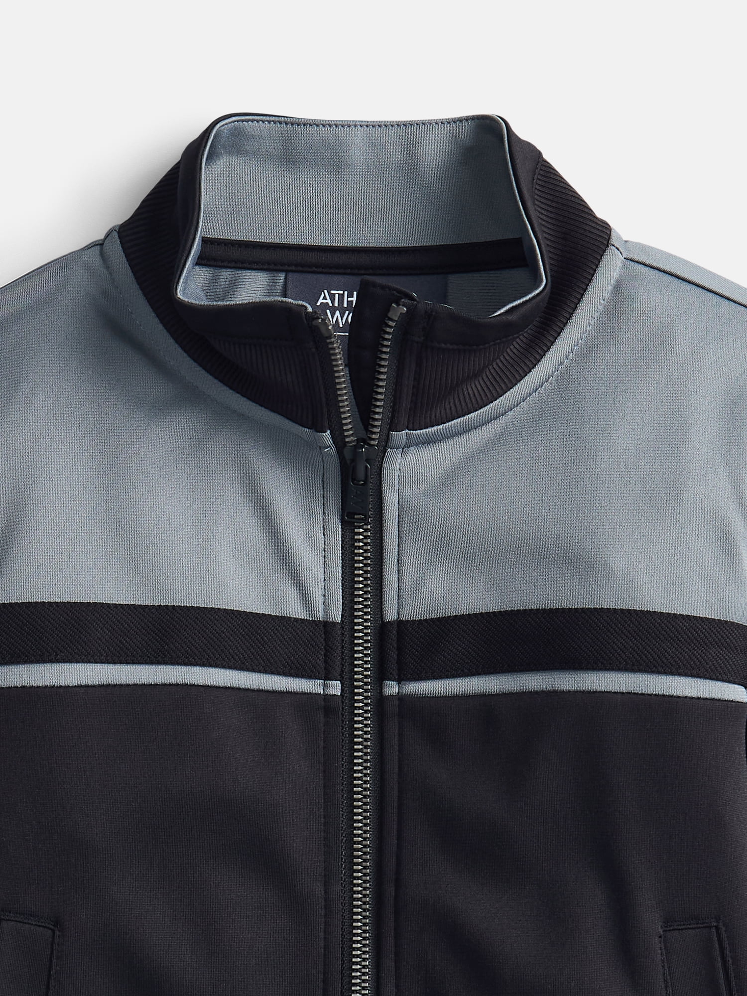 Athletic Works Boys Tricot Track Jacket, Sizes 4-18 & Husky