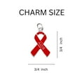 thumbnail image 2 of AIDS Red Ribbon Retractable Charm Bracelets, 2 of 2