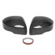 thumbnail image 2 of Tapa del espejo de la puerta 2 piezas de fibra de carbono de borde redondeado de la cubierta del espejo retrovisor lateral Colorfast para automóviles ANGGREK Otros, 2 of 8