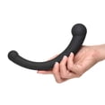 thumbnail image 5 of 10x Vibra-Crescent Silicone Dual Ended Dildo - Black, 5 of 5